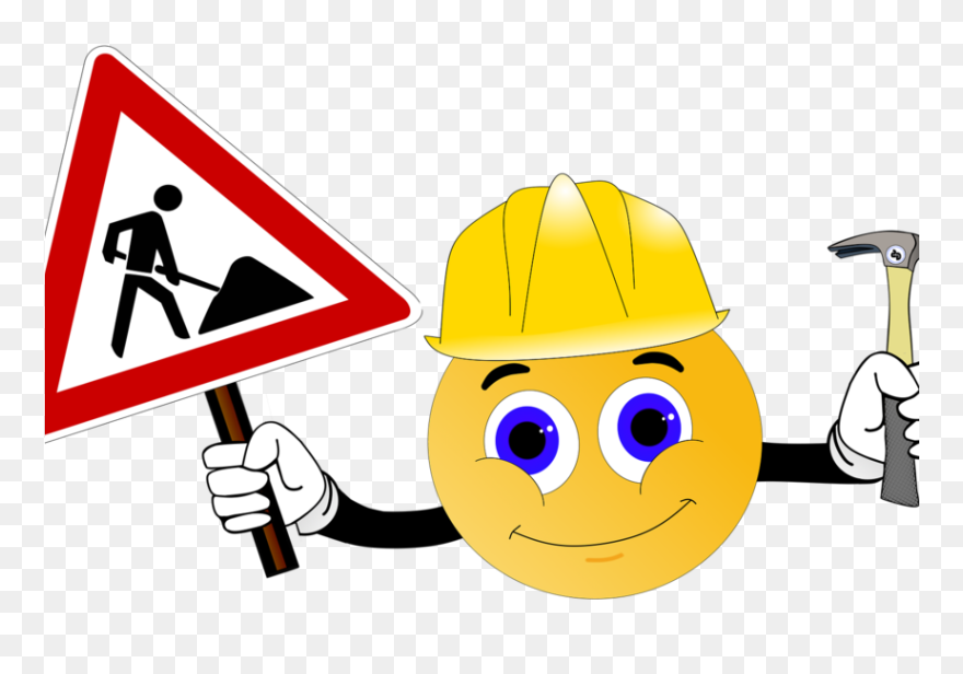 2019 Revision 2019 Und Sperrung Relaxbereich - Smiley Baustelle Clipart