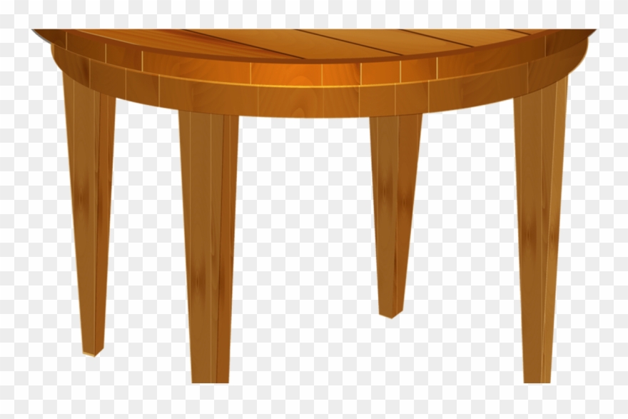 Cartoon Wood Wooden Thing Round Png Carrie - Round Wooden Table Clipart Transparent Png