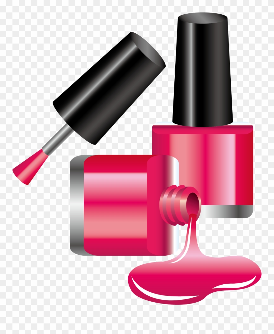 Cosmetics, Nail Polish, Manicure, Pink Png Image With - Esmalte De Uñas Animado Clipart