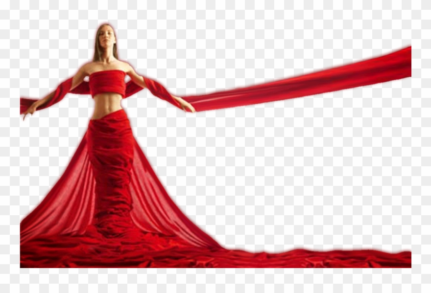 Women In Red Png Clipart