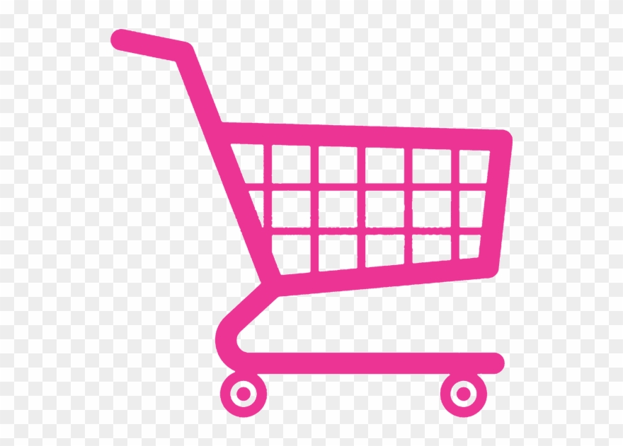 Pink Shopping Cart Icon - Shopping Cart Logo Png Clipart