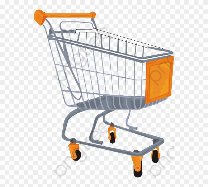 Supermarket Shopping Cart Shopping Cart Clipart Customer - Shopping Cart - Png Download