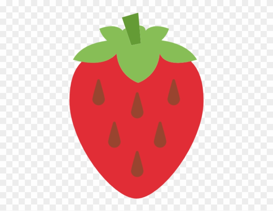 Raw Food - Strawberry Icon Clipart
