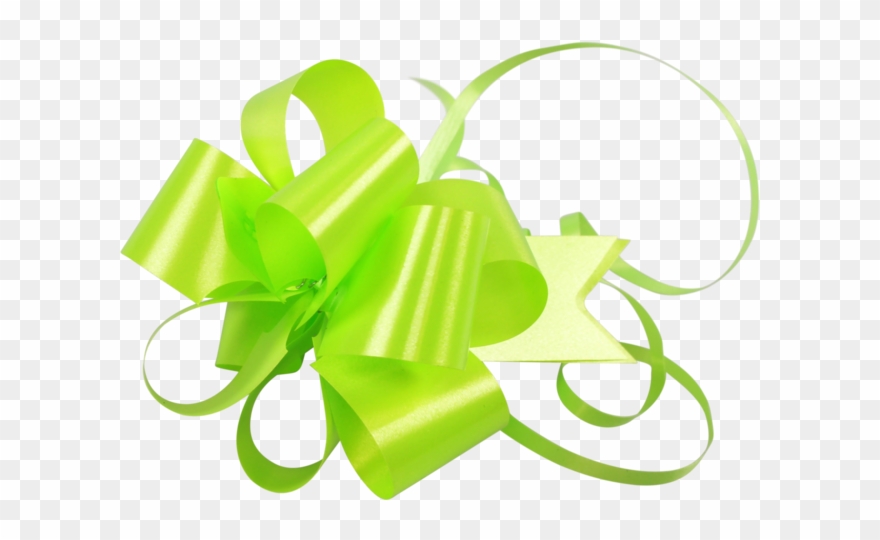 Bow, Pp, 31mm, Ø100mm, Green Clipart