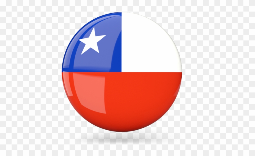 Chile Flag Clipart Png - Chile Round Flag Png Transparent Png