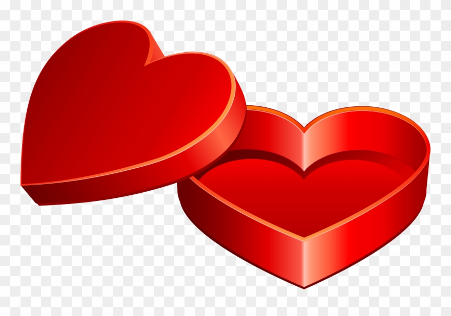 Valentine's Day Heart Love Gift Clip Art - Saint Valentin Coeur En Png Transparent Png