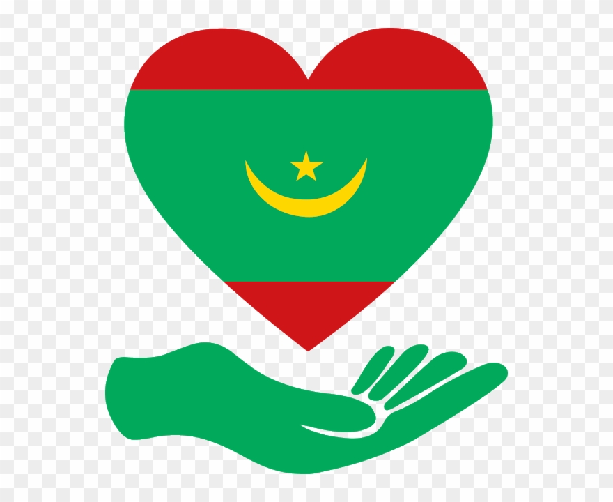 Download Flag Mauritania Love Svg Eps Png Psd Ai Vector - Flag Tunisia Algeria Morocco Clipart