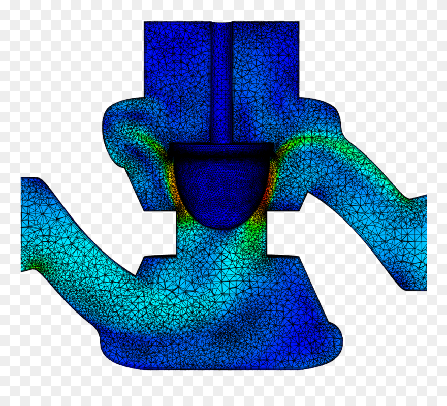 After Several Adaptation Cycles, The Mesh Is Refined Clipart