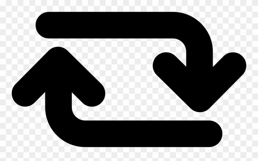 Two Clockwise Arrows - Sign Clipart