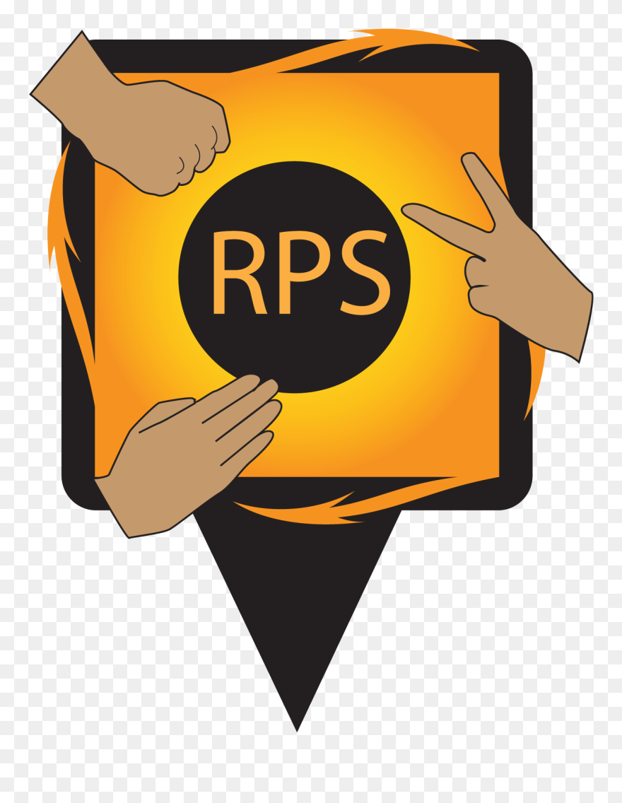 Rock Paper Scissors Munzee - Traffic Sign Clipart