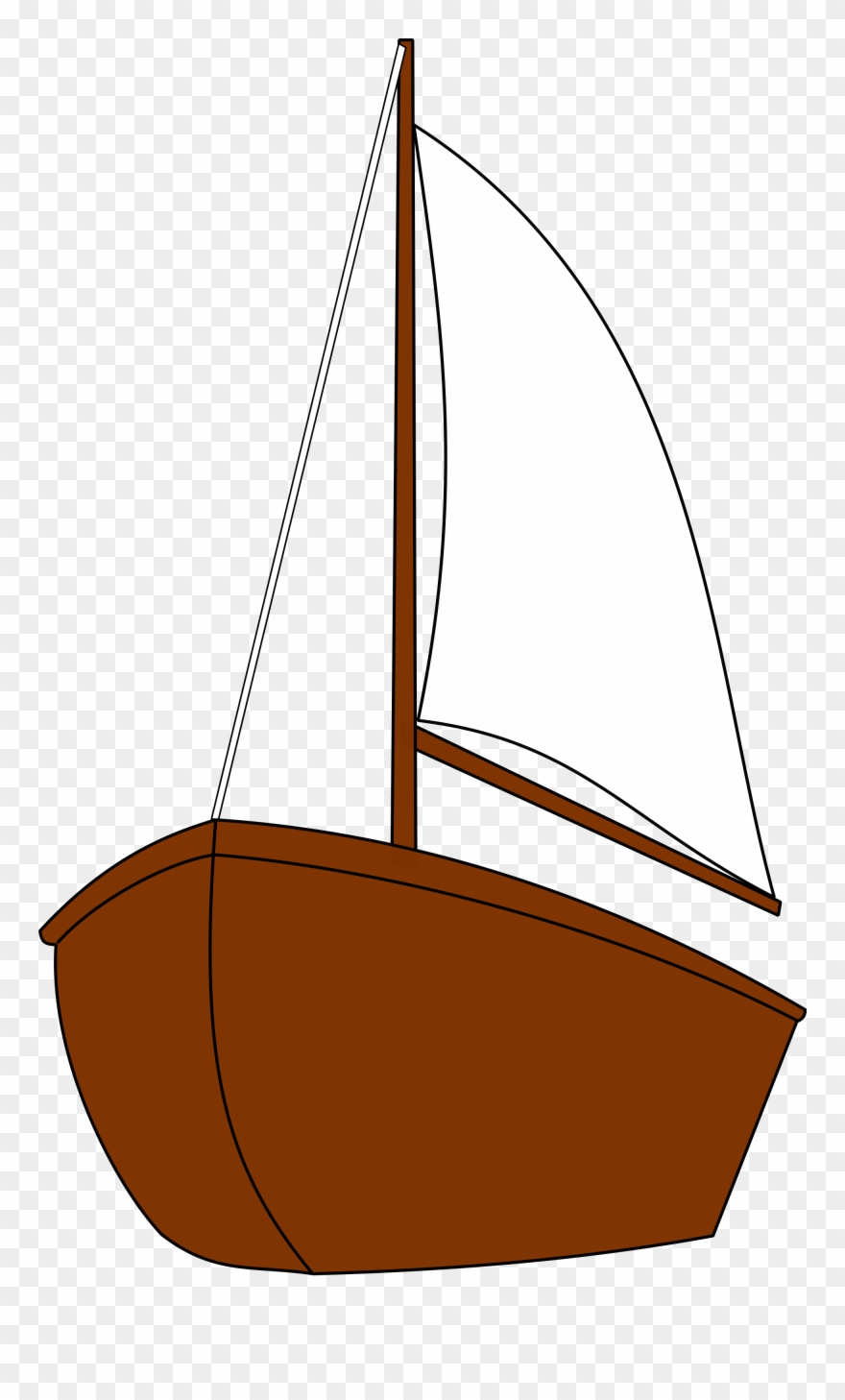 Sailboat Clipart Svg - Gabarre Png Transparent Png