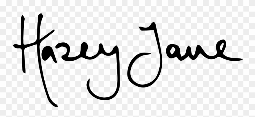 Hazey Jane - Calligraphy - Calligraphy Clipart