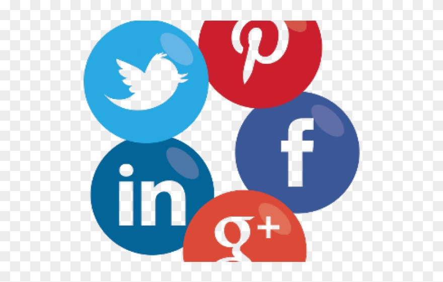 Social Media Png Transparent Images - Email Social Media Clipart