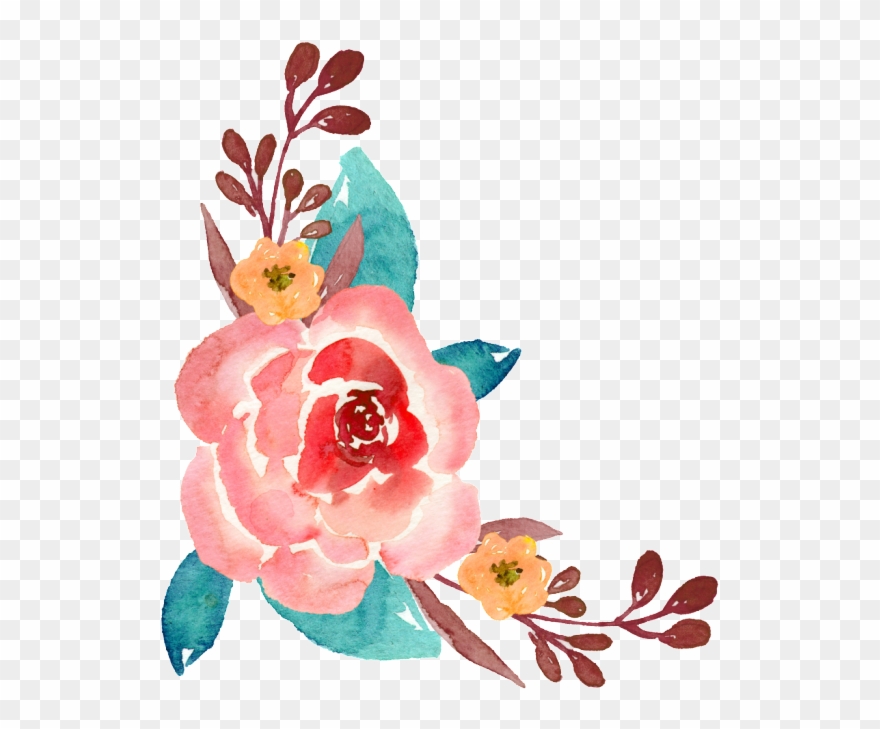 Hand-painted Flower Free Illustration - Watercolor Painting Clipart
