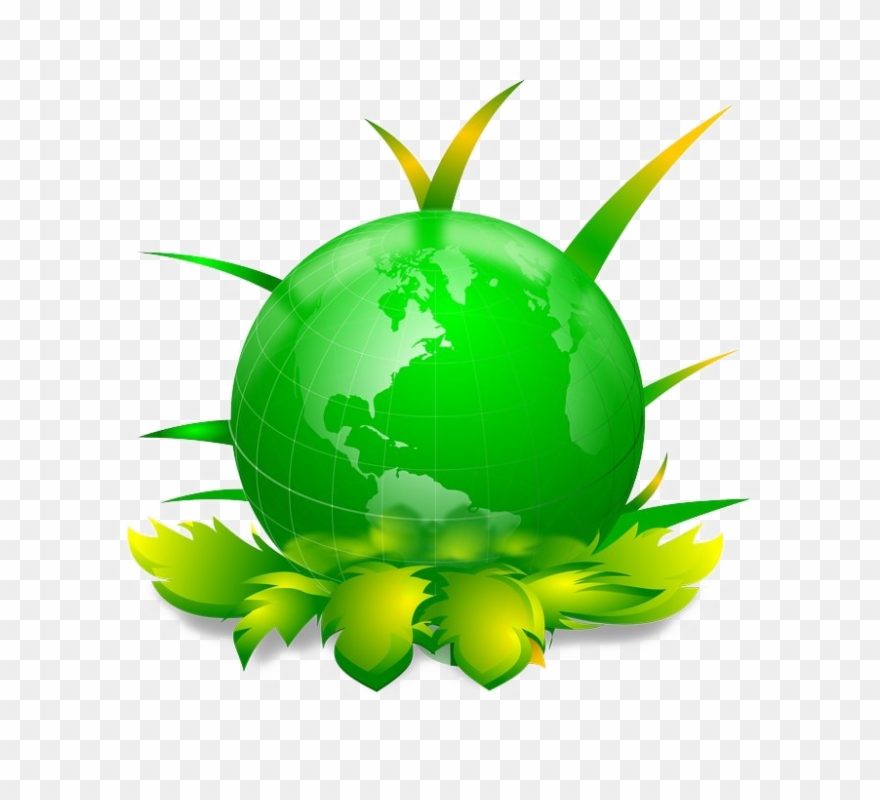 Green Earth Background Png Image - Go Green Earth Png Clipart