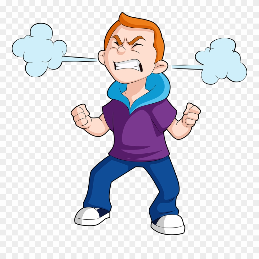 Injury Tantrums Lack Of Social Skills Sensory Issues - Angry Kid Clipart - Png Download