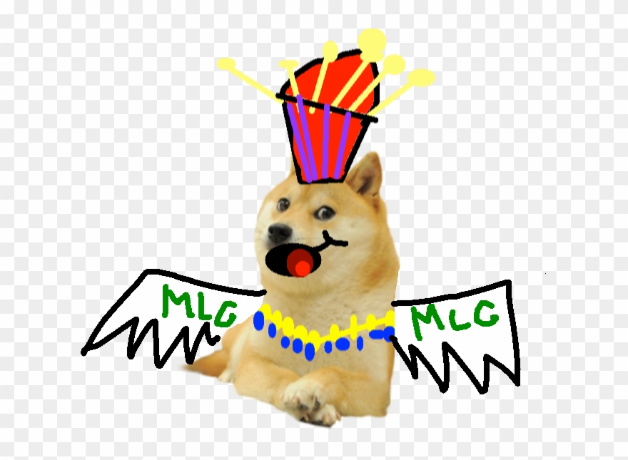 Fliing King Doge - Doge Meme Transparent Clipart