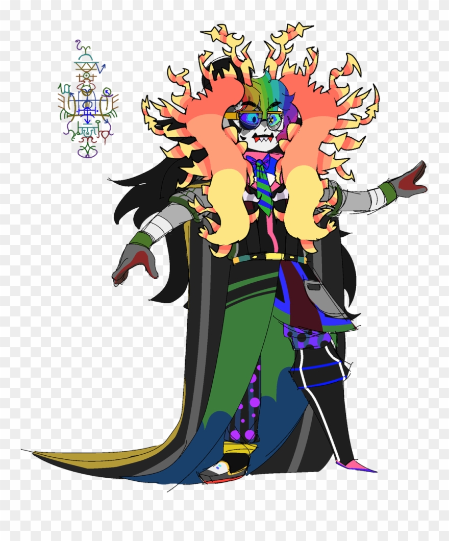 The "fusion" Of All Trolls From Friendsim That Was - Homestuck All Troll Fusion Clipart