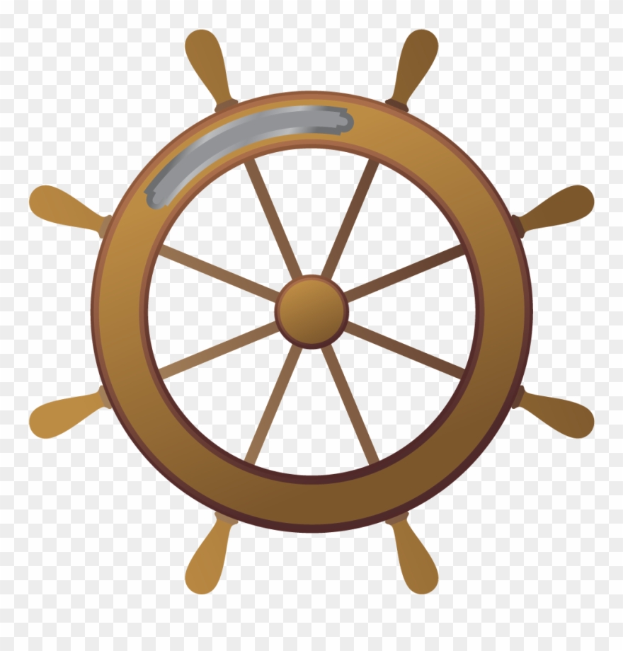 Ships Maritime Transport Sailboat Rudder Material - Ship Wheel 3d Model Clipart