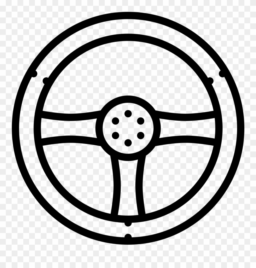 Power Icon Steering - Steering Wheel Clipart