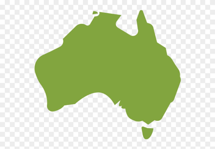 The Most Vulnerable Are Kangaroos, Wallabies, Wombats, - Map Of Australia Clipart