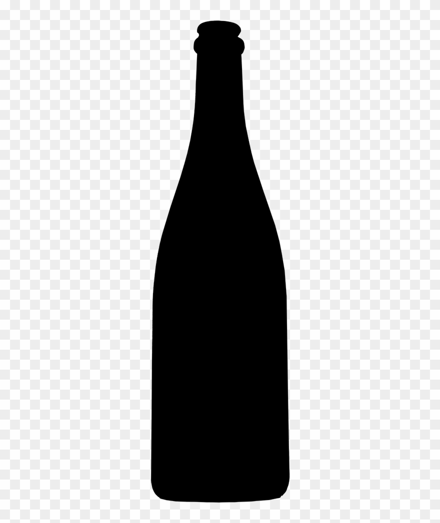 City Beer Quebec Bottle Wine Free Clipart Hq Clipart - Glass Bottle - Png Download