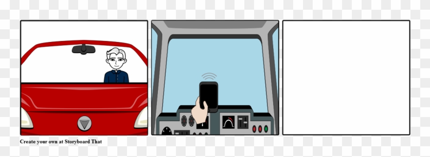 Dangerous Driving - Cartoon Clipart