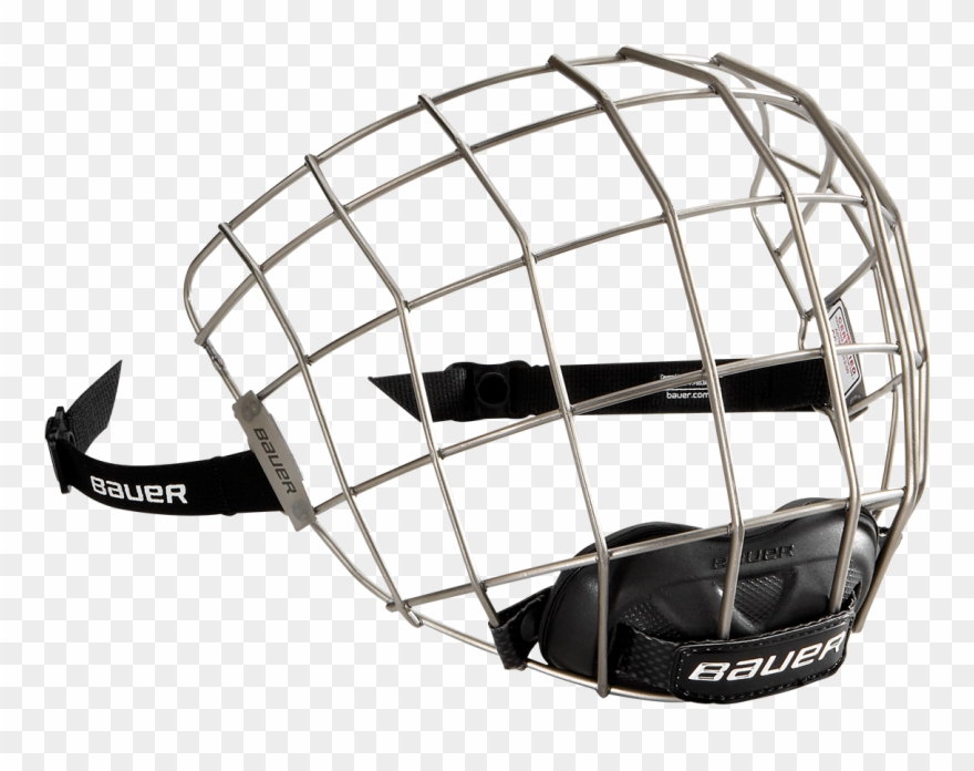 Hockey Helmet Drawing - Bauer Re Akt Facemask Clipart