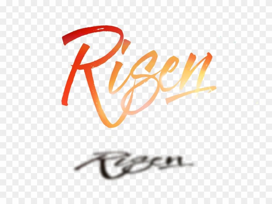 Risen - Calligraphy - Calligraphy Clipart