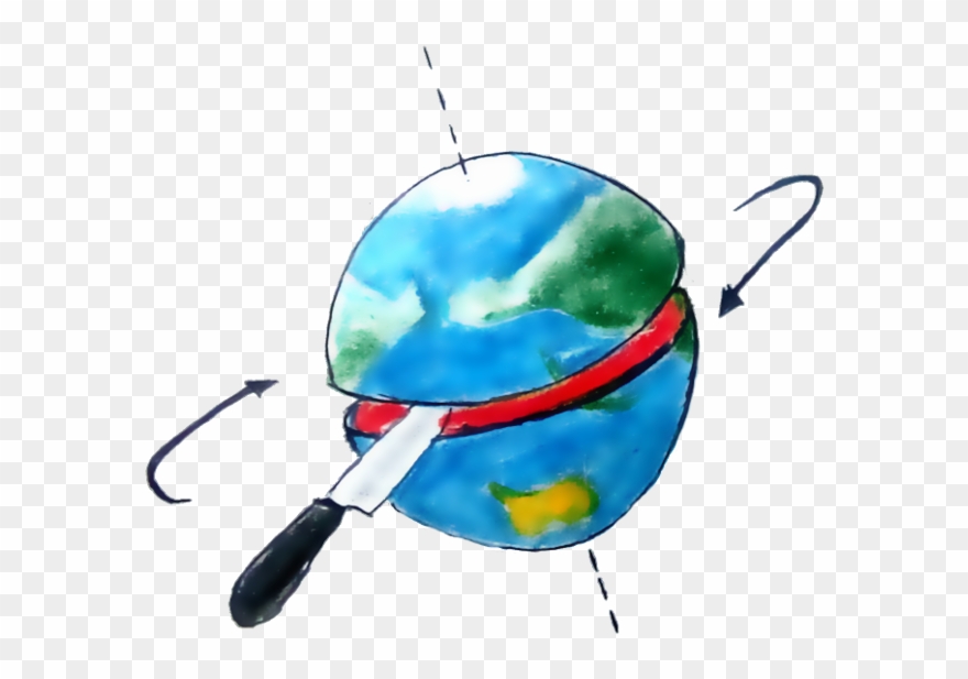 The Half We're On Is “up”, And The Other Half Is “down” Clipart