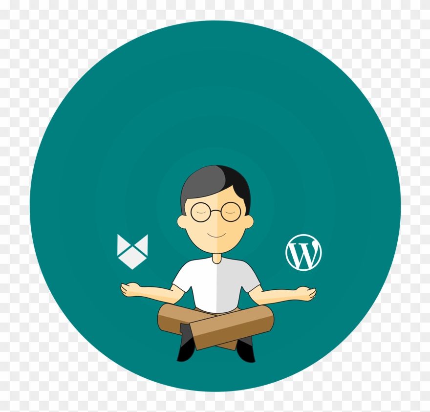 Wordpress Design, Wordpress Development, Wordpress - Sitting Clipart