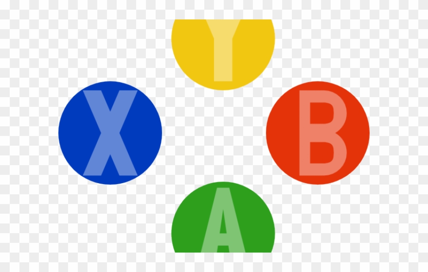 Buttons Clipart Xbox - Xbox Controller Button Colors - Png Download