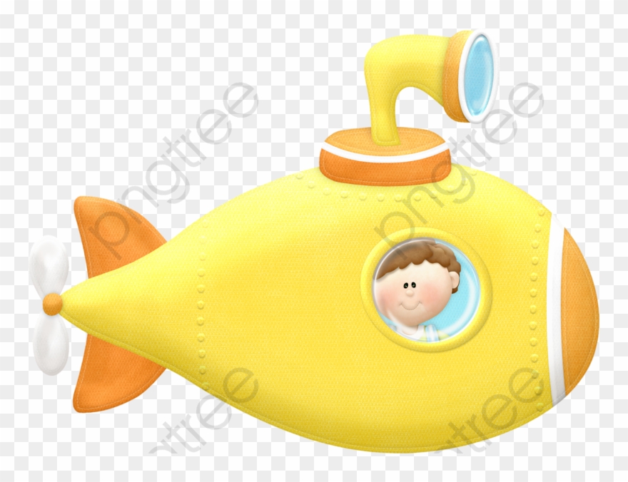 Submarine Clipart Toy - Baby Toys - Png Download