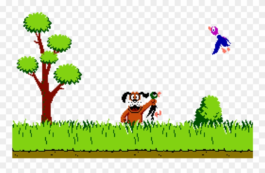 Duck Hunt Duck Png - Duck Hunt Dog Clipart