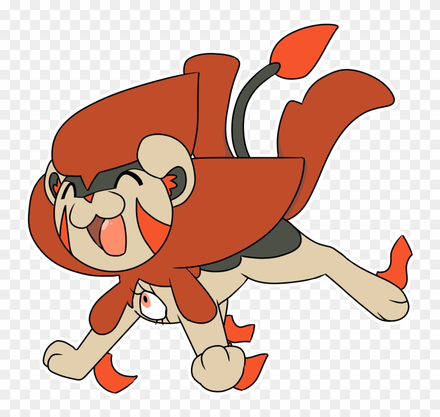Pokefusion Litleo X Jirachi Litachui Deadxqueen - Cartoon Clipart