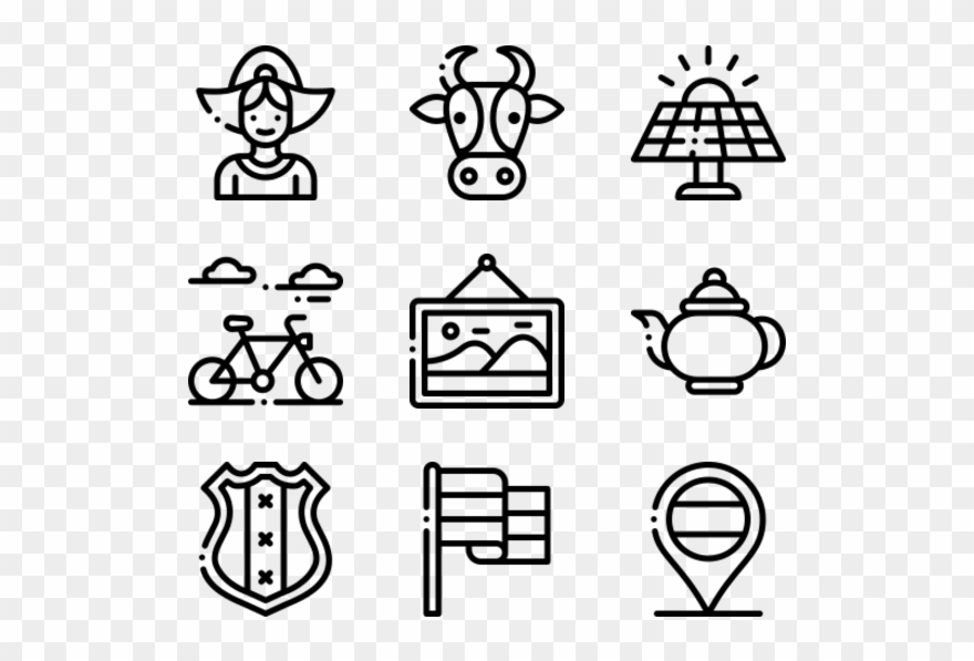 Holland - Calendar Icon Vector Clipart