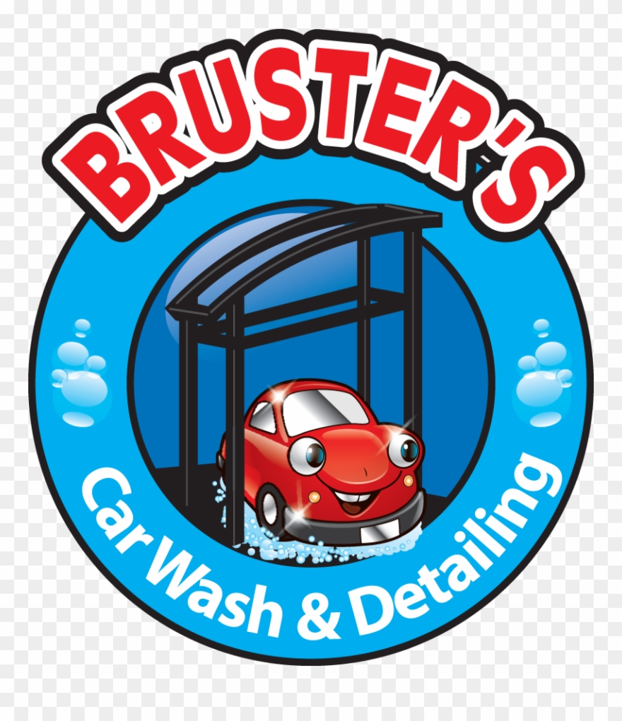 Free Brusters Car Wash With Car Detailing Logo - Logo Car Wash Clipart