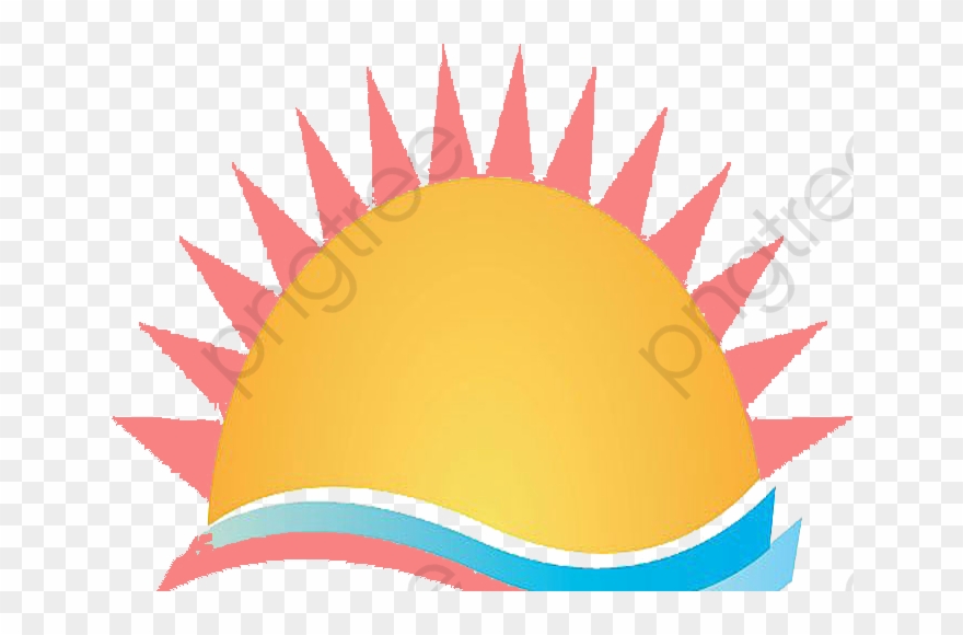 Sunrise Clipart Sea - Sol Horizonte Png Transparent Png