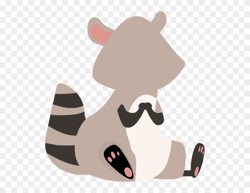Free Online Raccoon Cartoon Animal Pet Vector For Design Clipart