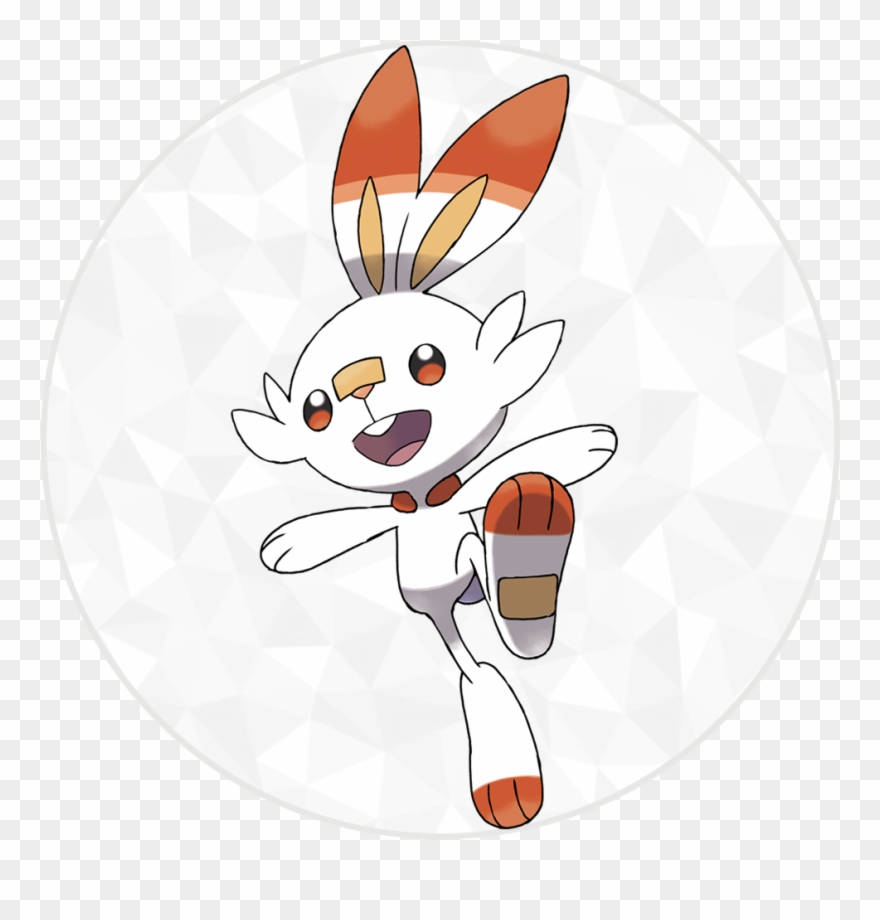 Scorbunny, Proportions Changed - Pokemon Gen 8 Scorbunny Clipart