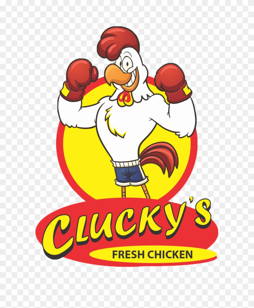 More About Cluckys - Boxing Chicken Clipart