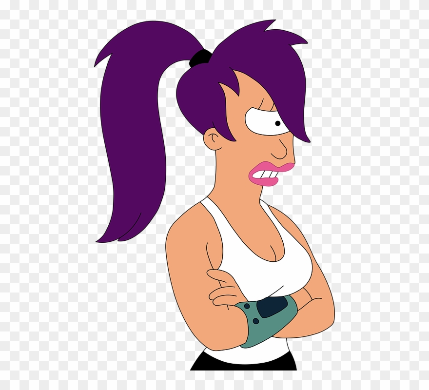 Turanga Leela Futurama Leela Fry The Simpsons Bart - Leela From Futurama Clipart