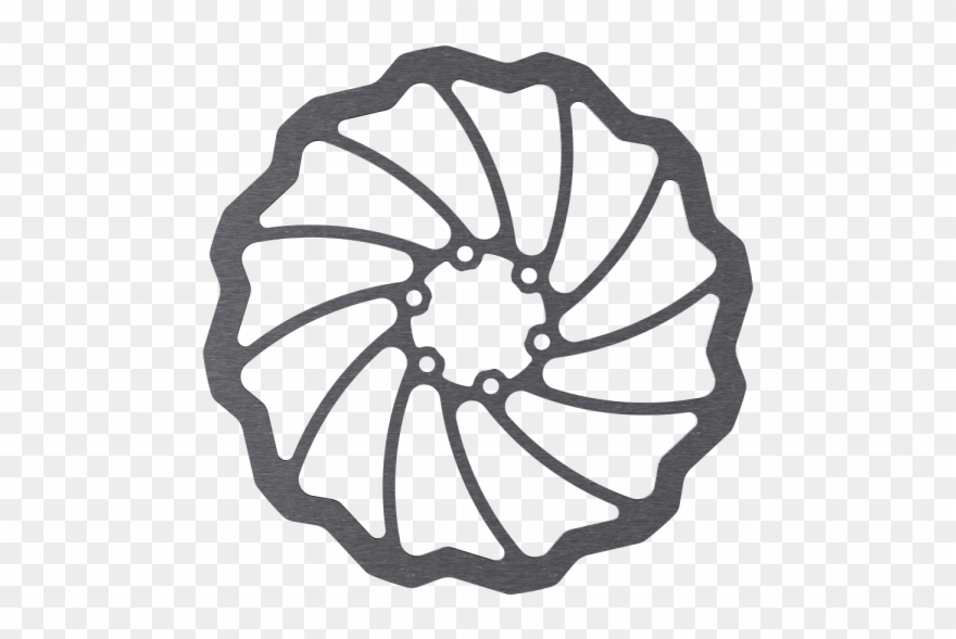 Disc Rotor In Wave Design, Magura Compatible, 6-hole - Magura Disc Brake Sl Mtb Clipart