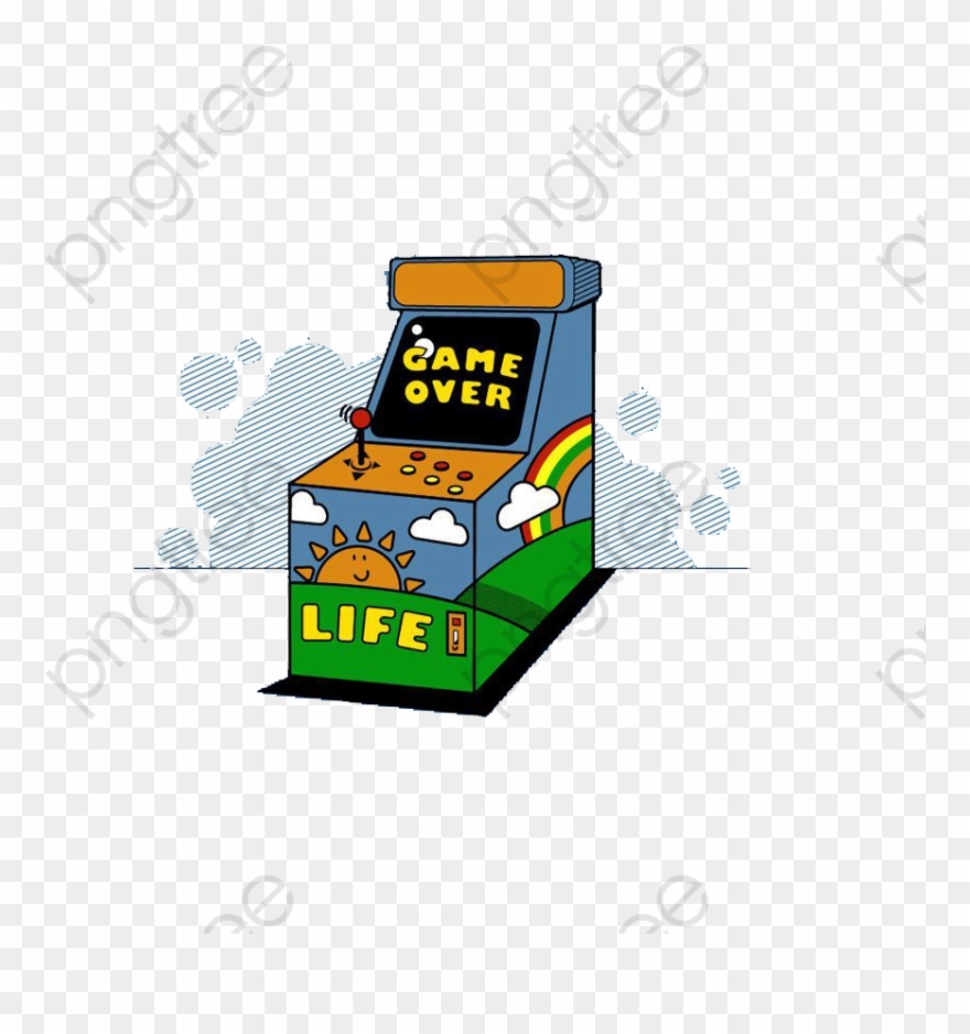 The Cartoon Game Failed Video Games Clipart Portable - Video Game Arcade Cabinet - Png Download