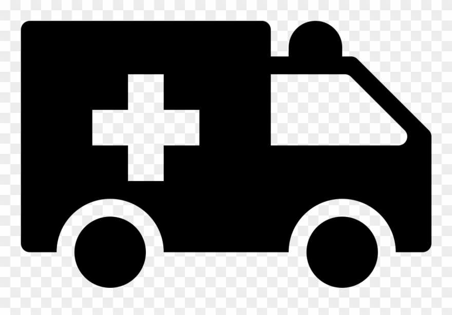 Noun Ambulance 1243840 000000 - Ambulance Silhouette Clipart