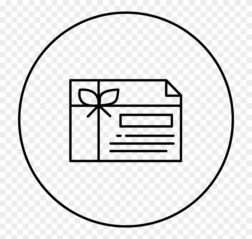Gift Voucher - Circle Clipart