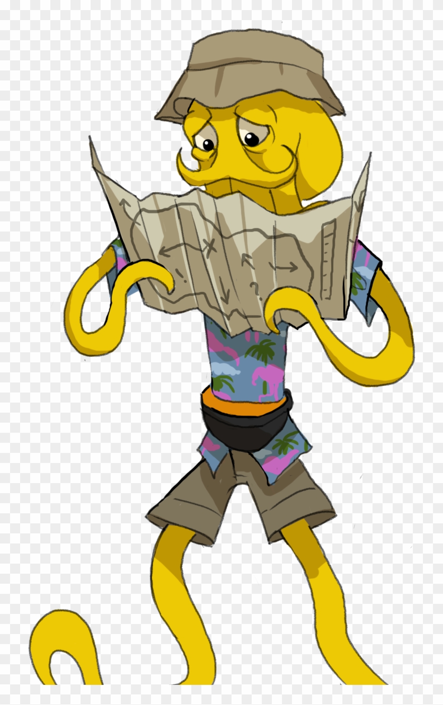 Octodad - Cartoon - Cartoon Clipart