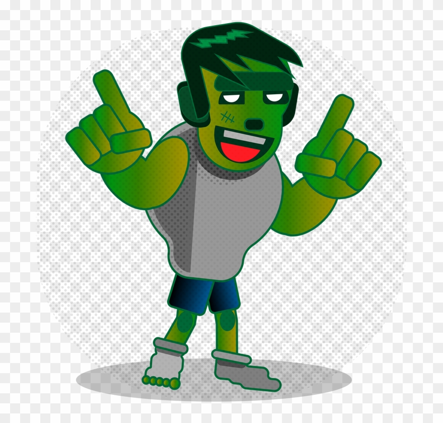 Zombie - Cartoon - Cartoon Clipart