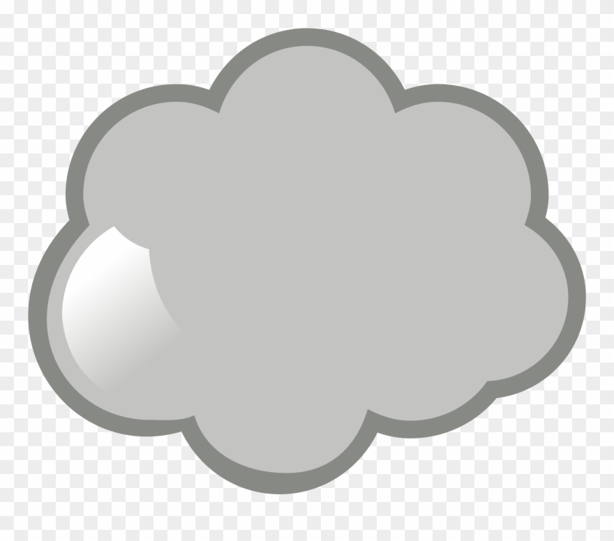 Cloud Clipart Internet Cloud - Heart - Png Download