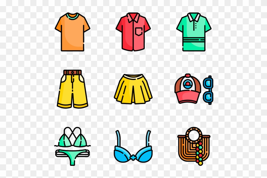 Summer Clothing Clipart
